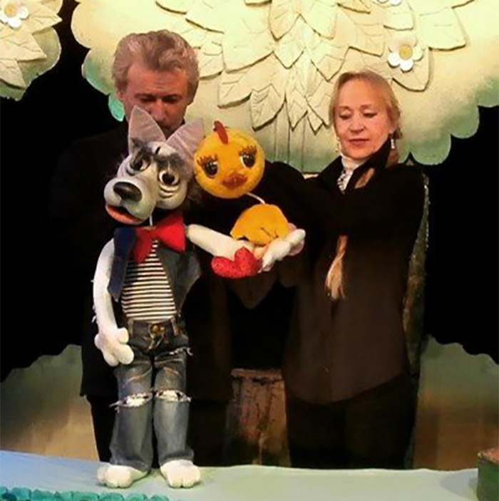 Спектакль "Золотой Цыпленок" в театре кукол Полтавы