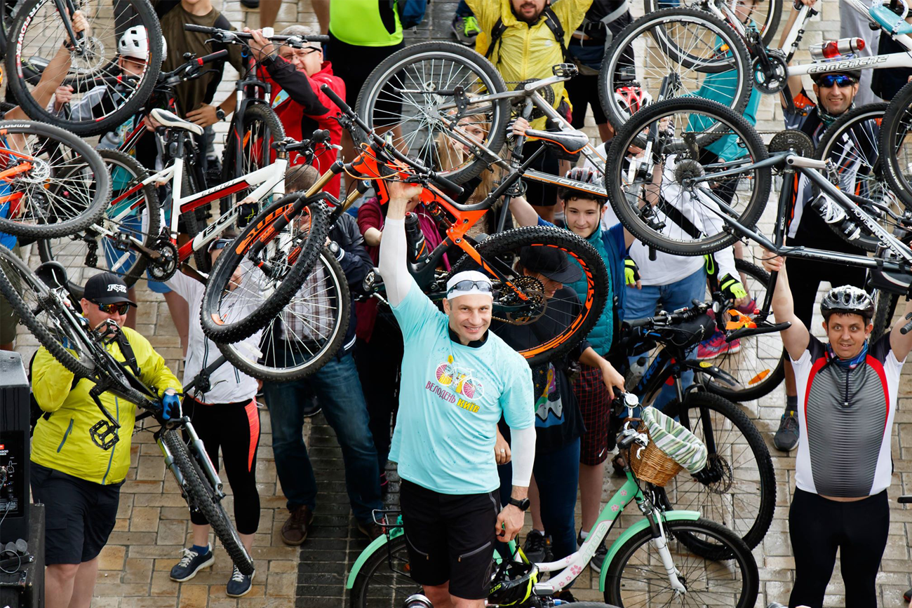 Велодень в Полтаве. Фото: http://event.veliki.ua/