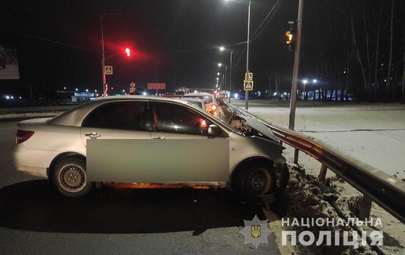 ДТП на Киевском шоссе. Фото: pl.npu.gov.ua