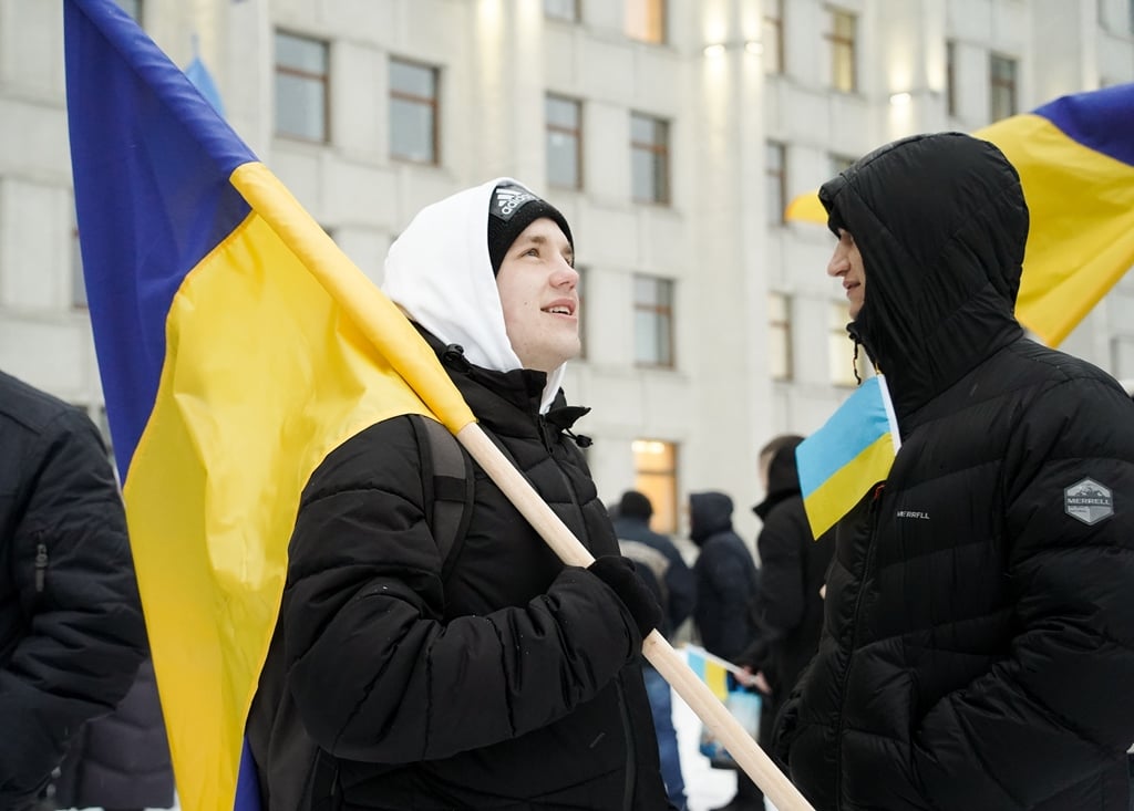 Як у Полтаві відбувся хід до Дня єднання