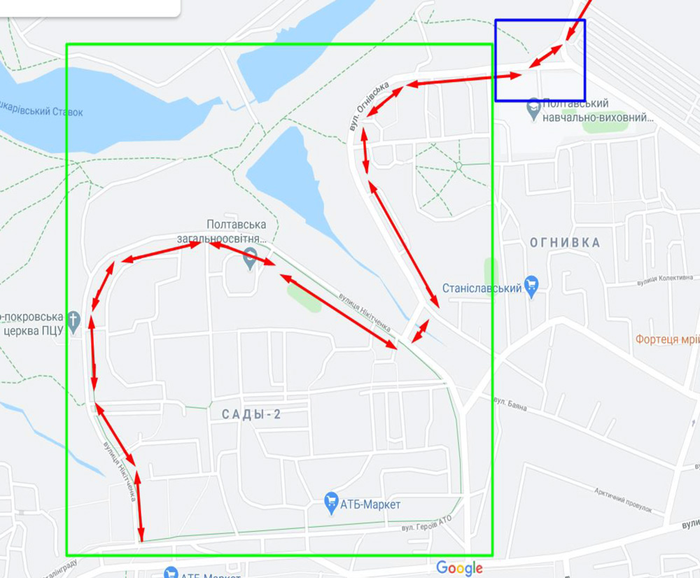 Обустройство велоинфраструктуры на Никитченко, Огнивський и Петлюры