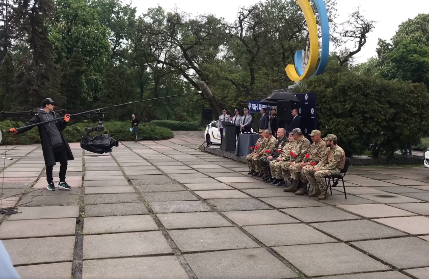 В Лубнах снимают фильм. Фото: https://www.realnilubny.com.ua/