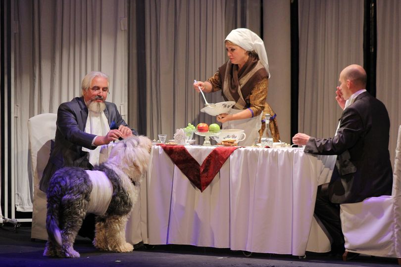 "Собачье сердце". Фото: https://www.facebook.com/poltavatheatre/