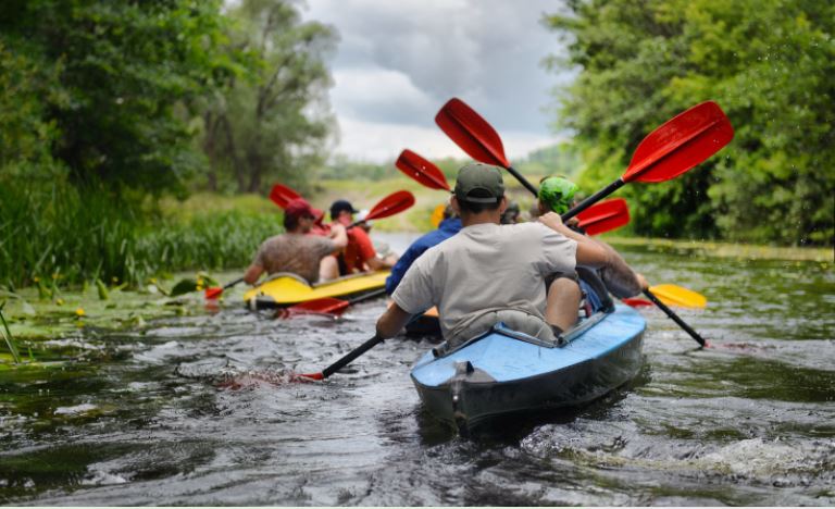 Поход на байдарках. Фото: tamtour.com.ua