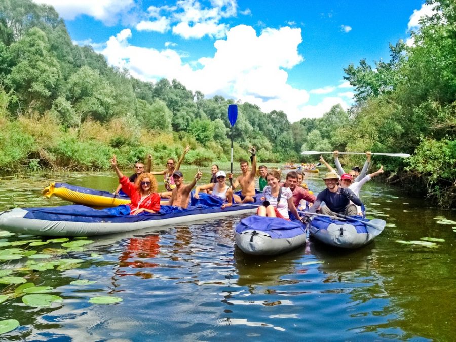 Сплав по Ворскле