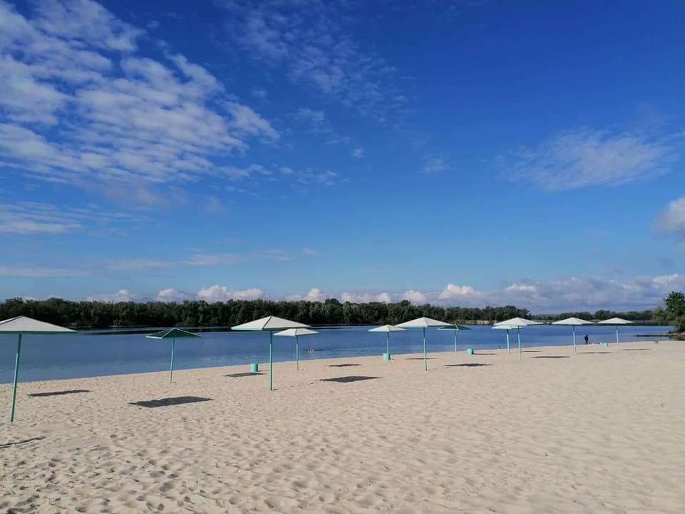 Центральный пляж Кременчуга