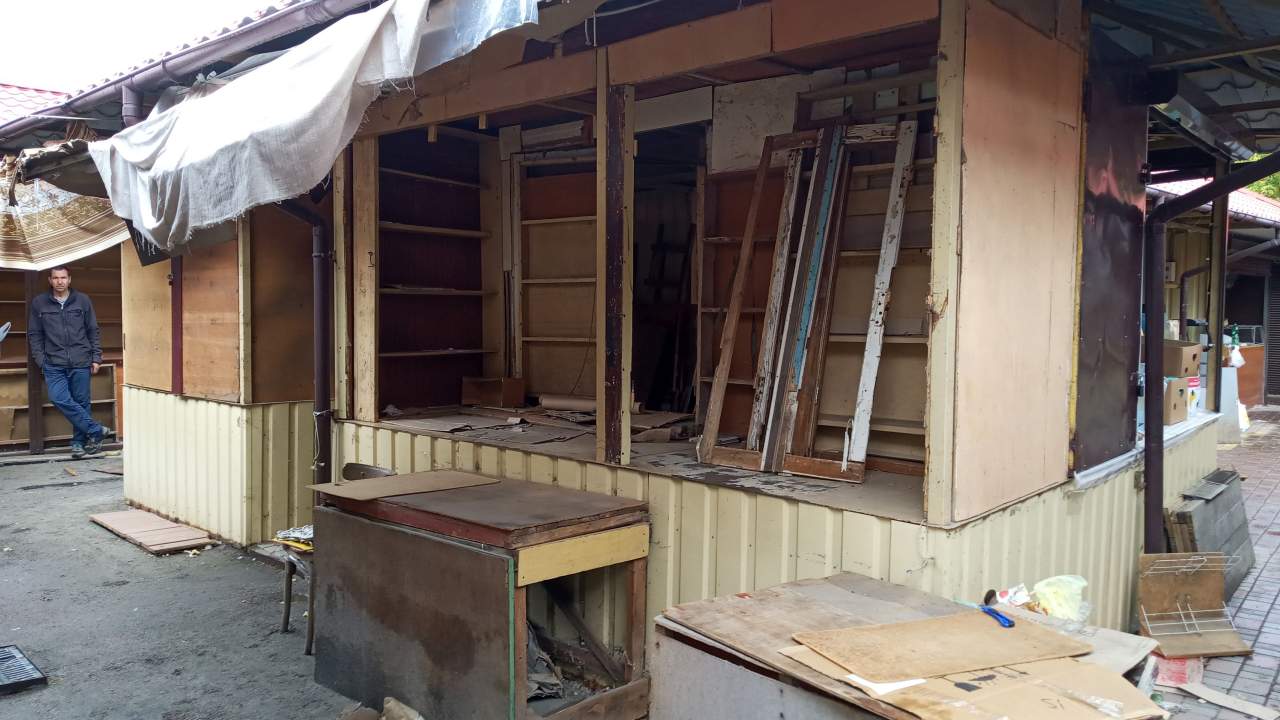 Опустевший "Книжный рынок". Фото: poltava.to