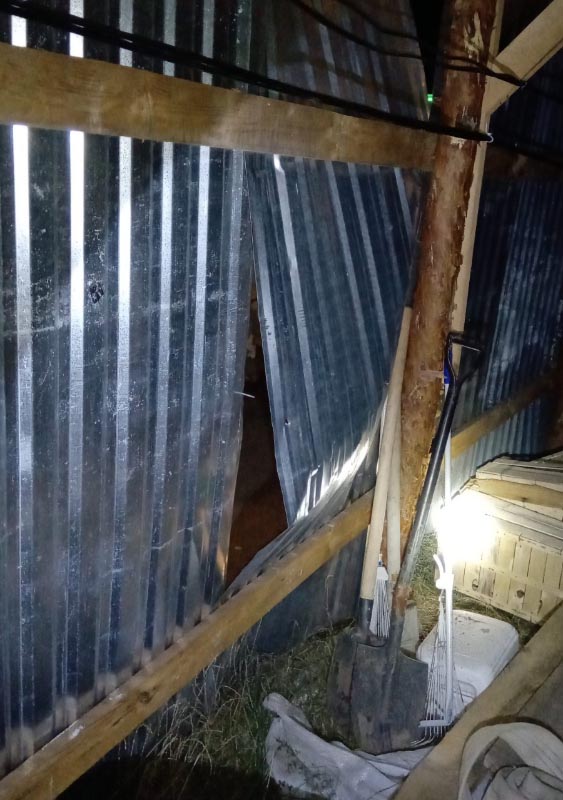 Погром на строительной площадке. Фото: poltava.to