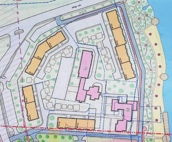 Проект плана территории отеля "Турист". Сентябрь 2020. Фото: poltava.to