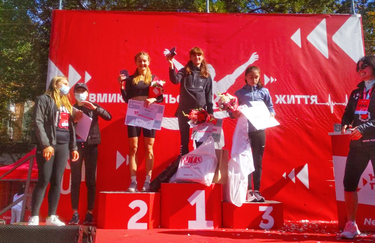 Призерки на дистанции 10 км