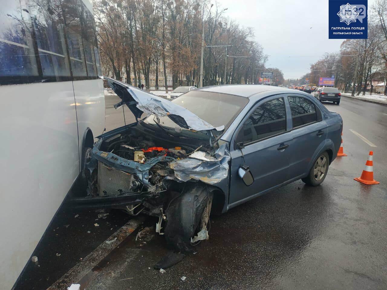 На Европейской с утра произошло ДТП