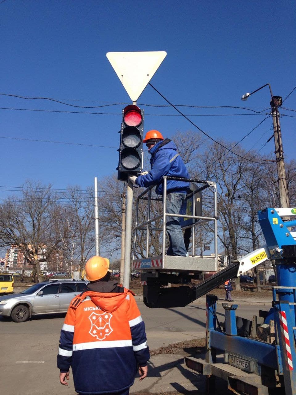 Новые светофоры в Полтаве. Фото: https://t.me/novyny_zhkh_plt
