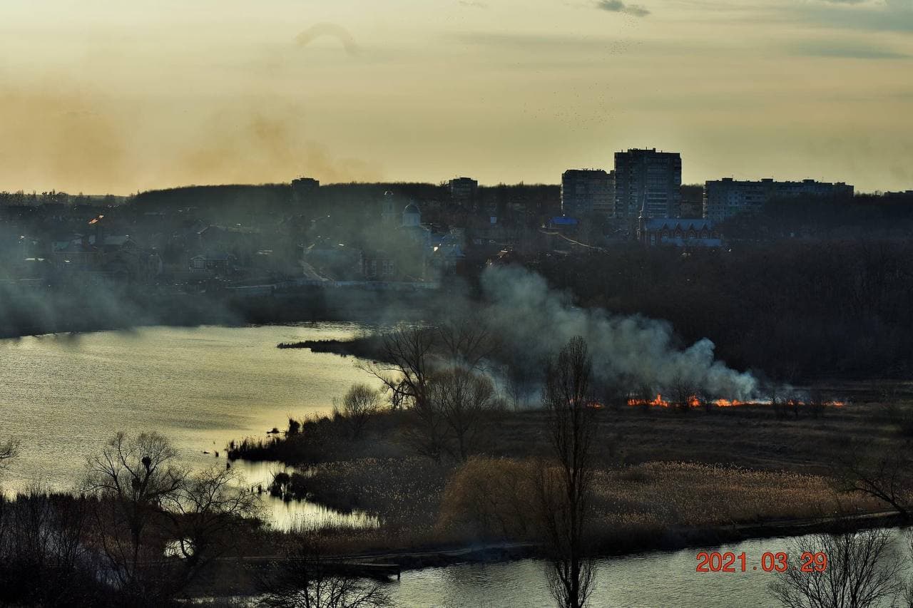 Устроили пожар недалеко от жилых домов. Фото: https://t.me/v_plt