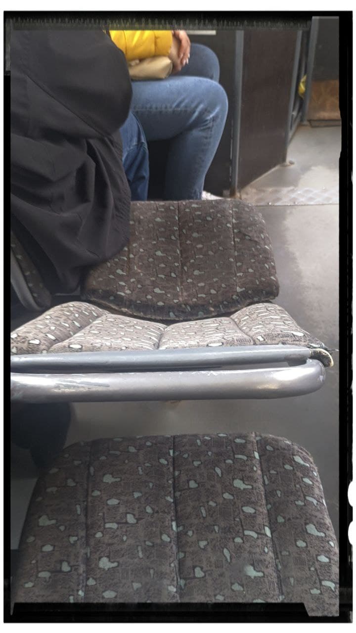 Еще одно место для отдыха в маршрутке Полтавы. Фото: https://t.me/pvp_0532