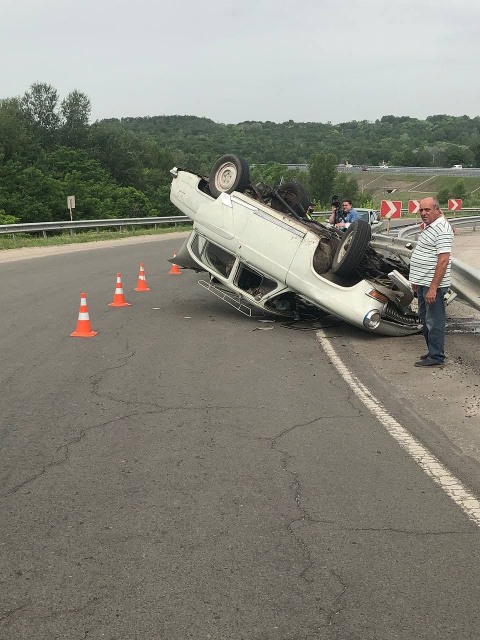 В аварии никто не пострадал. Фото: https://t.me/central_ua_tv