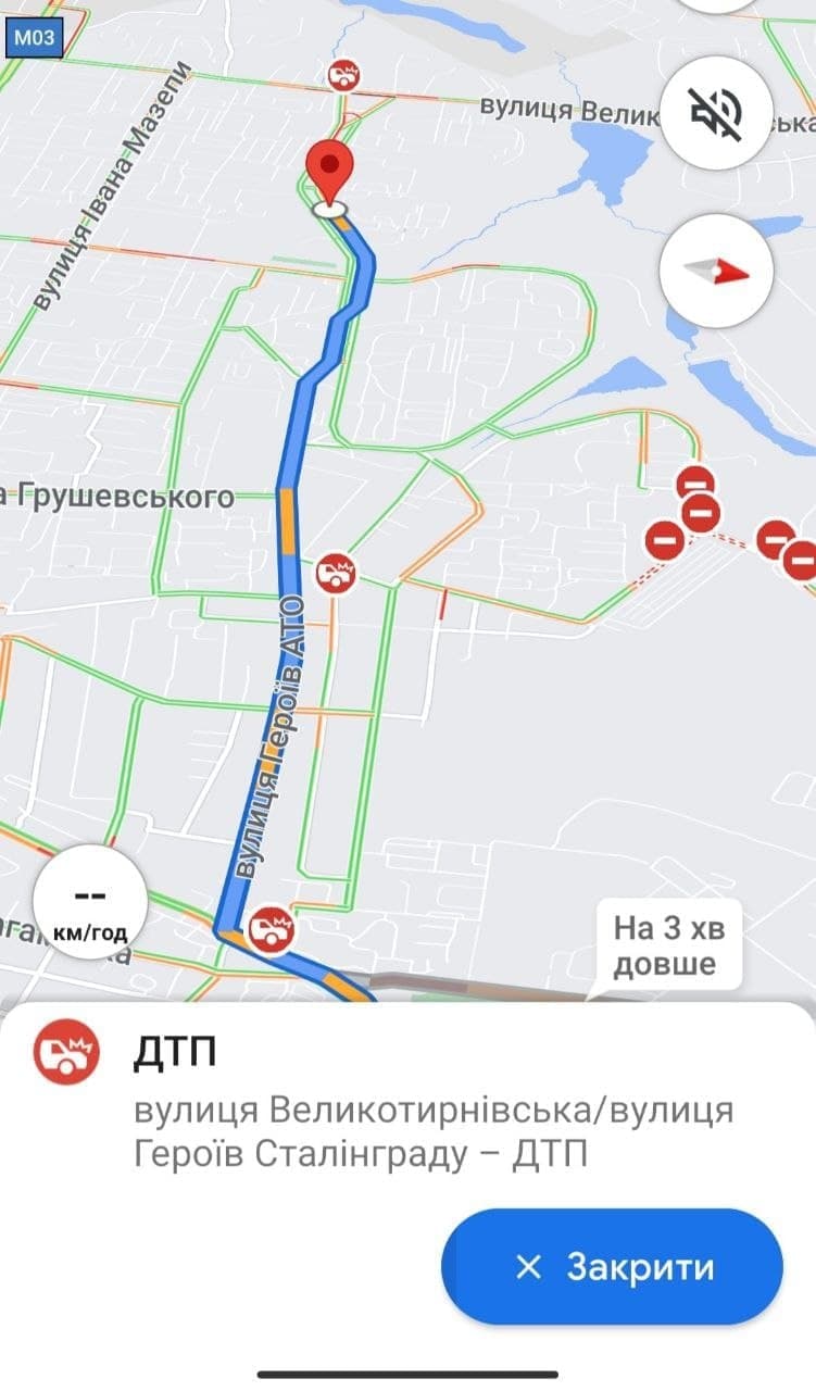 Пробка в Полтаве