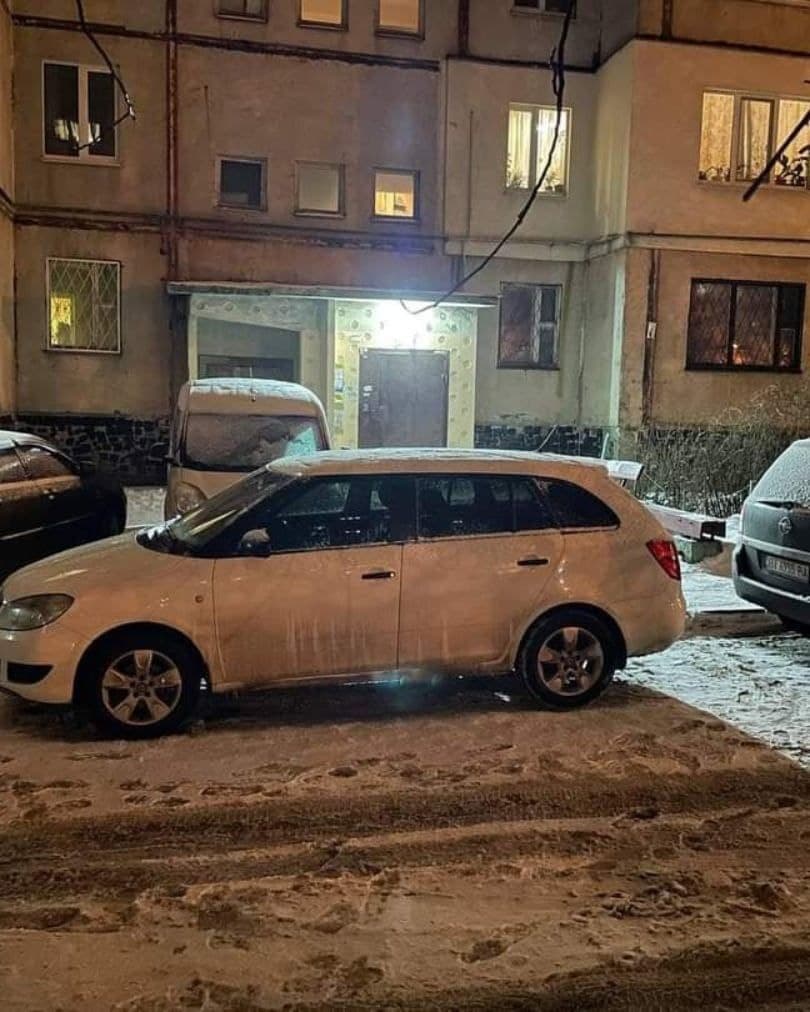 Фотоподборка плохой парковки в Полтаве в январе 2022