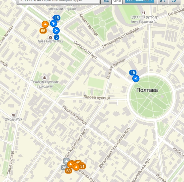 В Полтаве общественный транспорт заработал на новых маршрутах