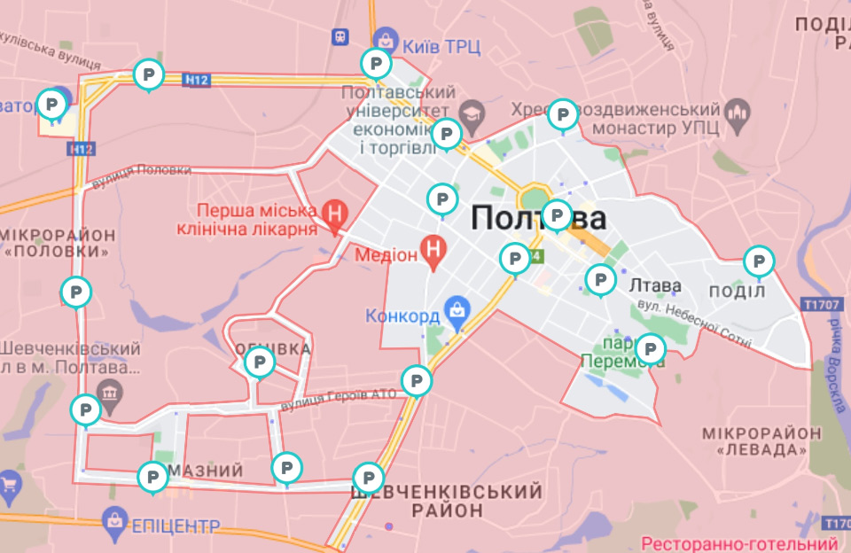 В Полтаве расшили зону пользования электросамокатами