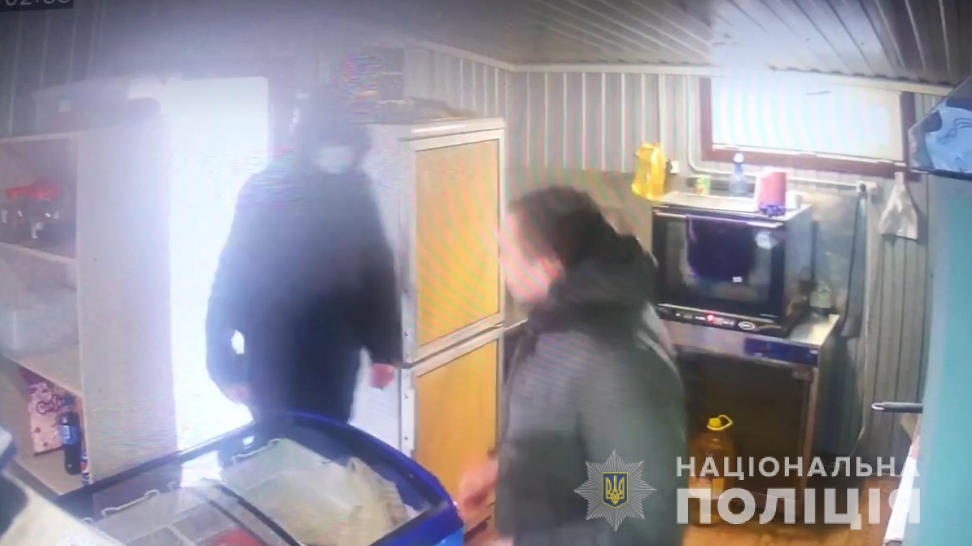 Ограбление киоска в Полтаве