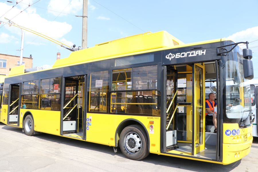 В Полтаве похвастались новыми троллейбусами