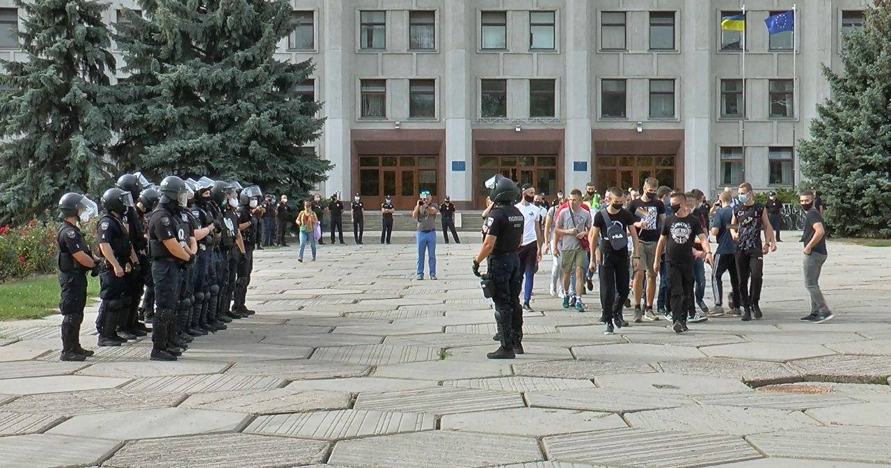 Тактические учения полиции. Полтава