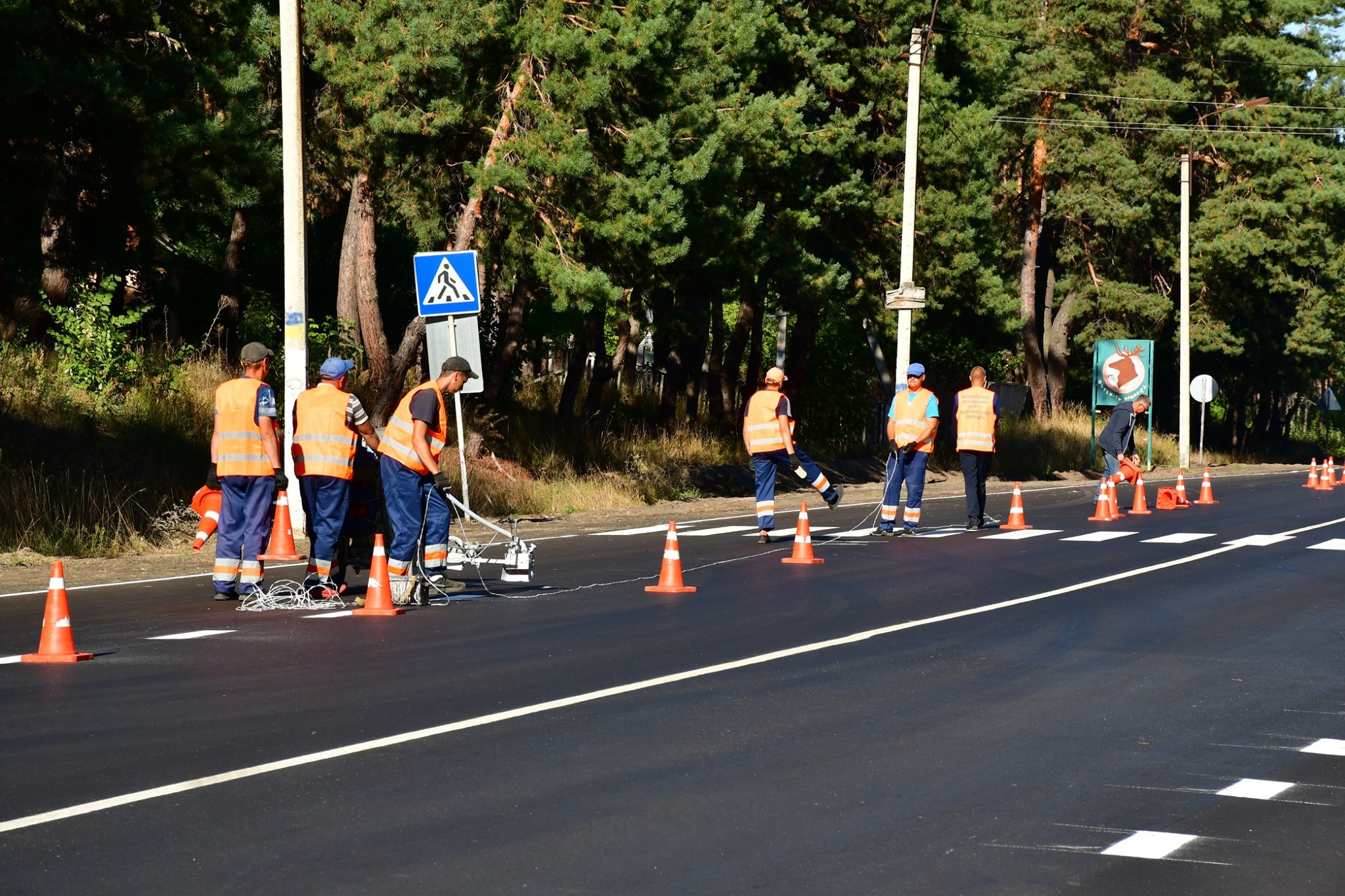 На Полтавщине отремонтировали 7 км дороги между Котельвой и Полтавой