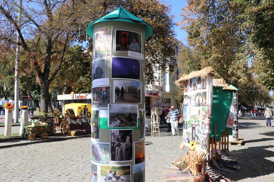 Как украсили Полтаву ко Дню города