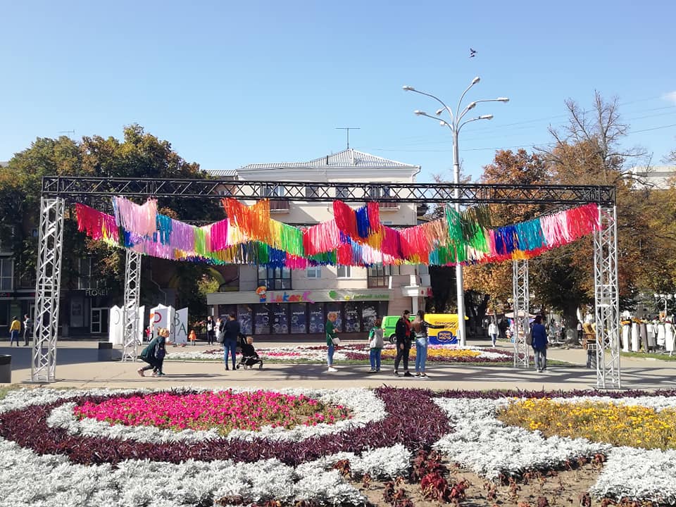 Как украсили Полтаву ко Дню города / Фото: Нина Король