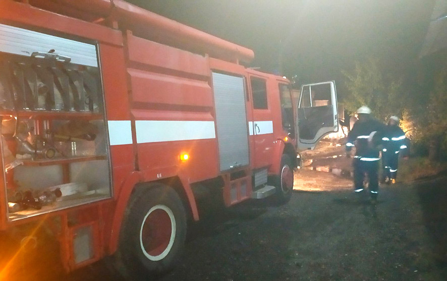 В Полтаве сгорел автомобиль