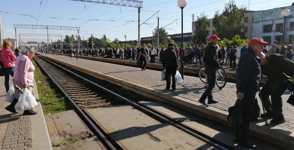 Как в Полтаве придерживаются карантина на вокзалах