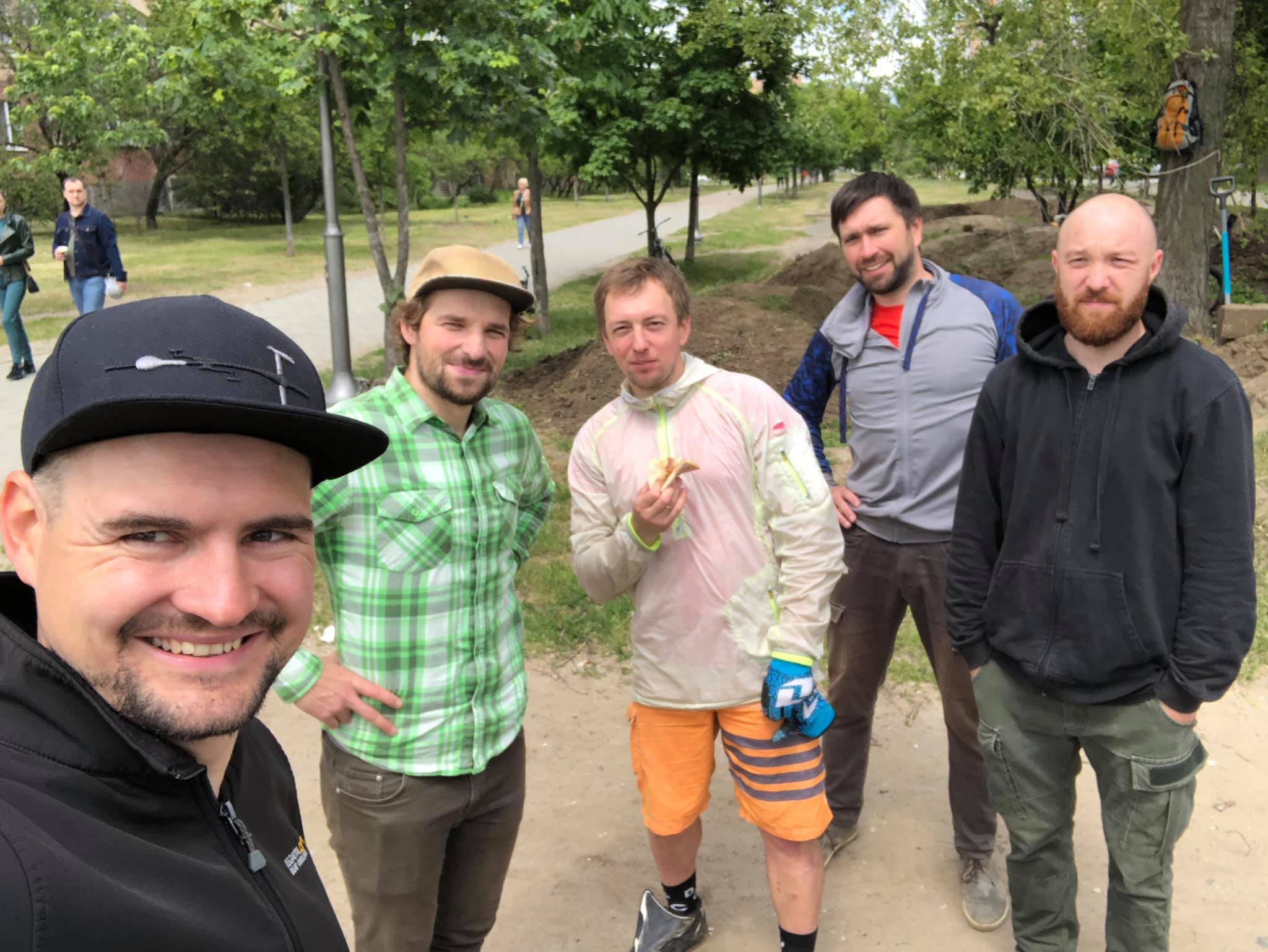 На Леваде построили памп-трек для велосипедистов