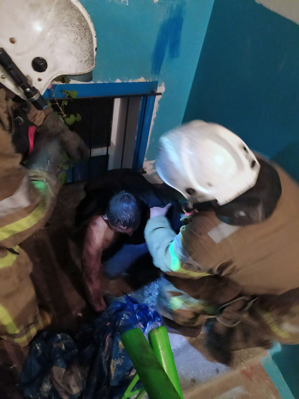 В Полтаве чуть не сгорел мужчина