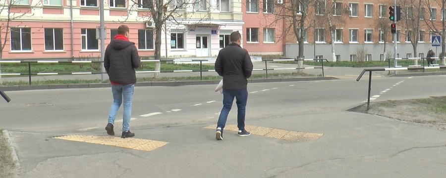 Тактильные плиты. Фото: Суспільне