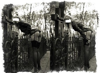 Суд наказал родителей школьниц, устроивших откровенную фотосессию на кладбище фото 1