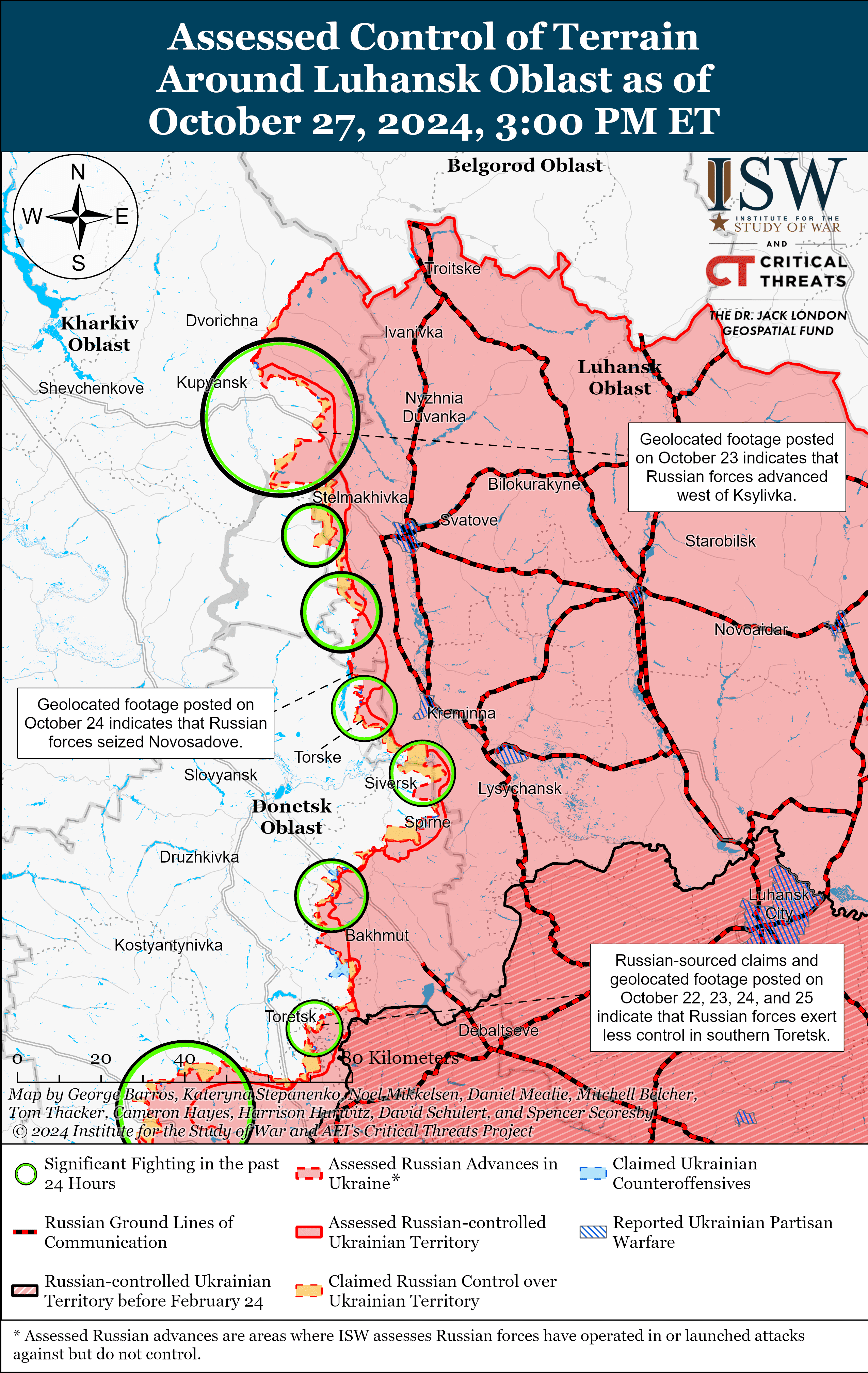 Карта бойових дій в Україні 28 жовтня фото 4 3