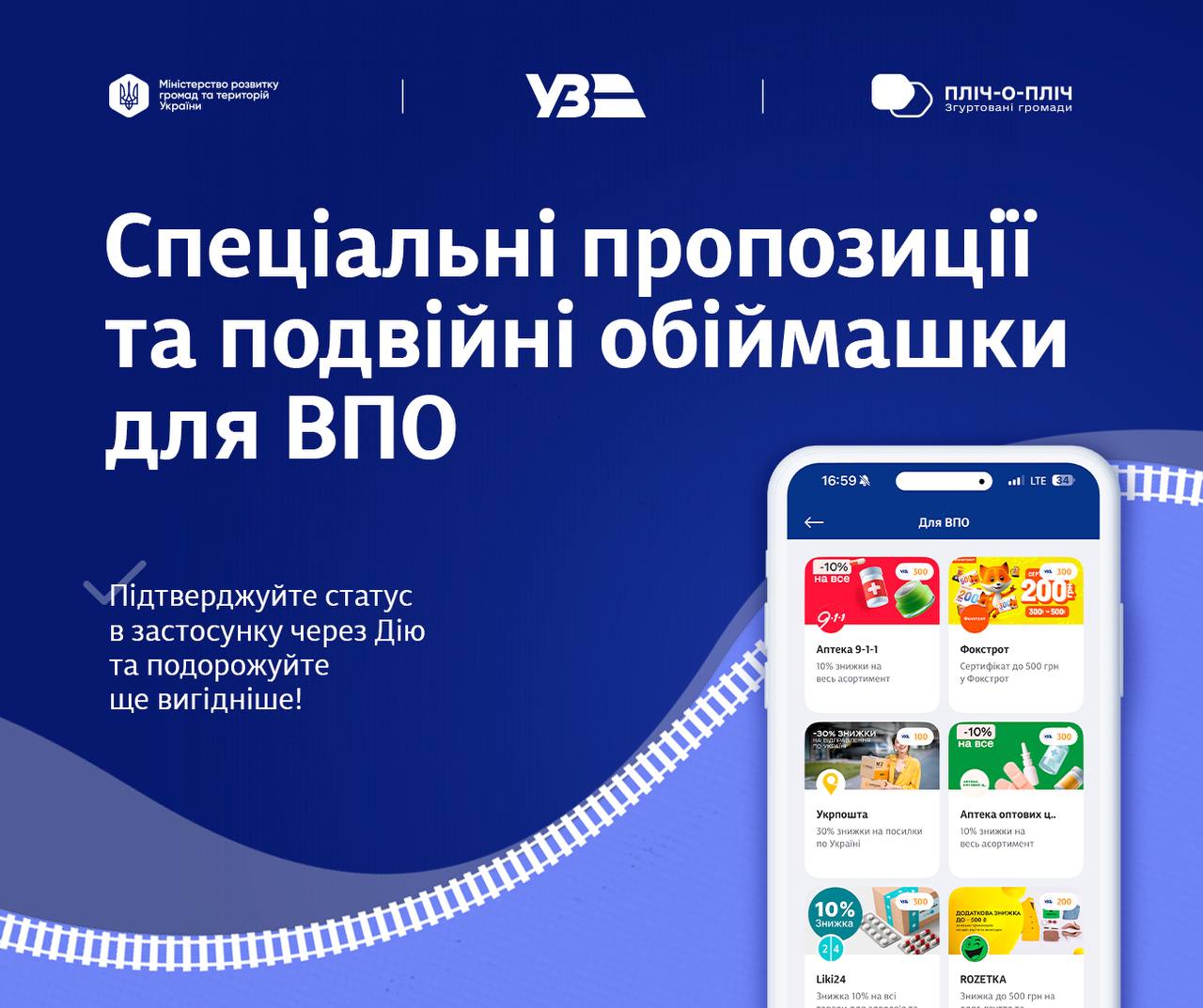 Укрзалізниця анонсувала спеціальні пропозиції для переселенців фото 1