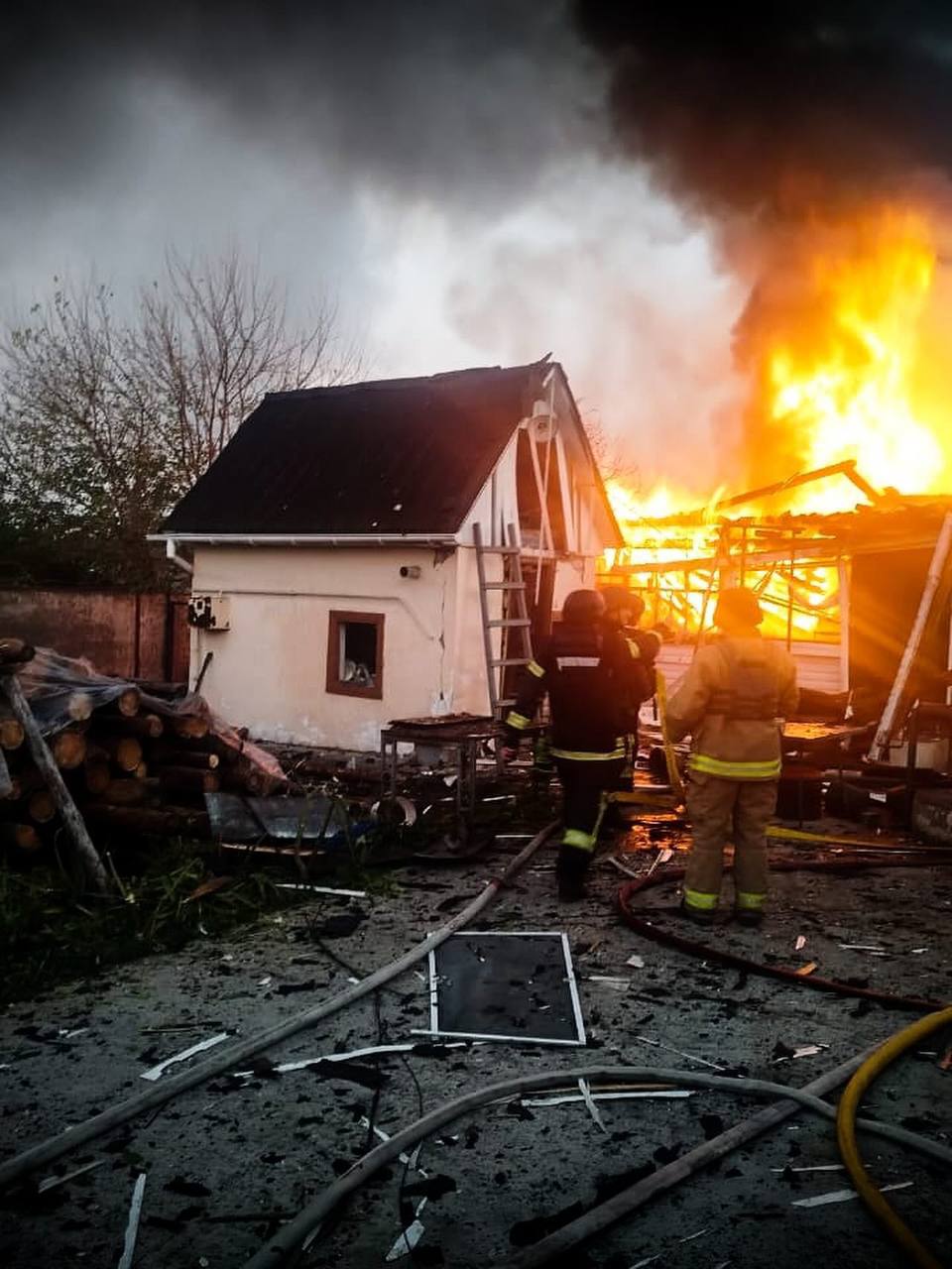 Комбинированная атака на Киев: погибли двое человек, есть пострадавшие фото 2 1